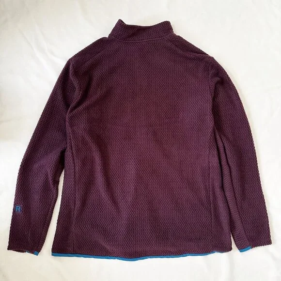 NWT Patagonia Mens R1 Air Zip Neck 2XL Fleece Pullover Obsidian Plum Lightweight